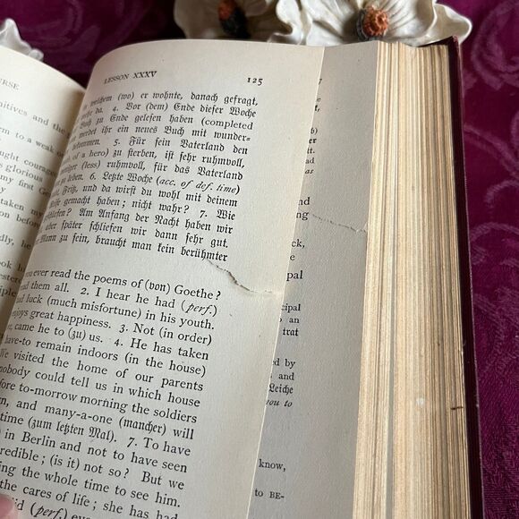 1904 Antique Book: A Brief German Course by Kayser and Monteser - Picture 7 of 12